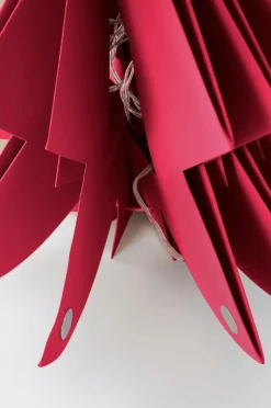 Juldekoration|Jotex ABIES Dekorationsgran Med Ljusslinga Röd