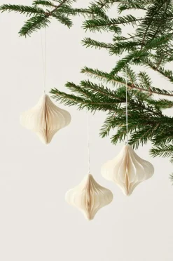 Juldekoration|Jotex ADELA Dekorationshänge 3-pack Naturvit