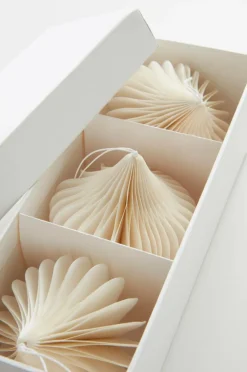 Juldekoration|Jotex ADELA Dekorationshänge 3-pack Naturvit