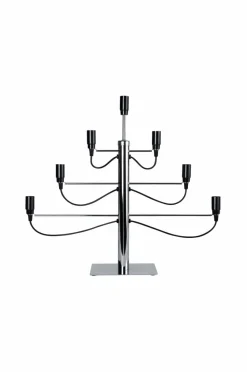 Julbelysning|Jotex Adventsljusstake Milano Krom