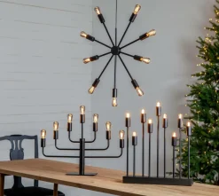 Julbelysning|Jotex Adventsstjärna Svart