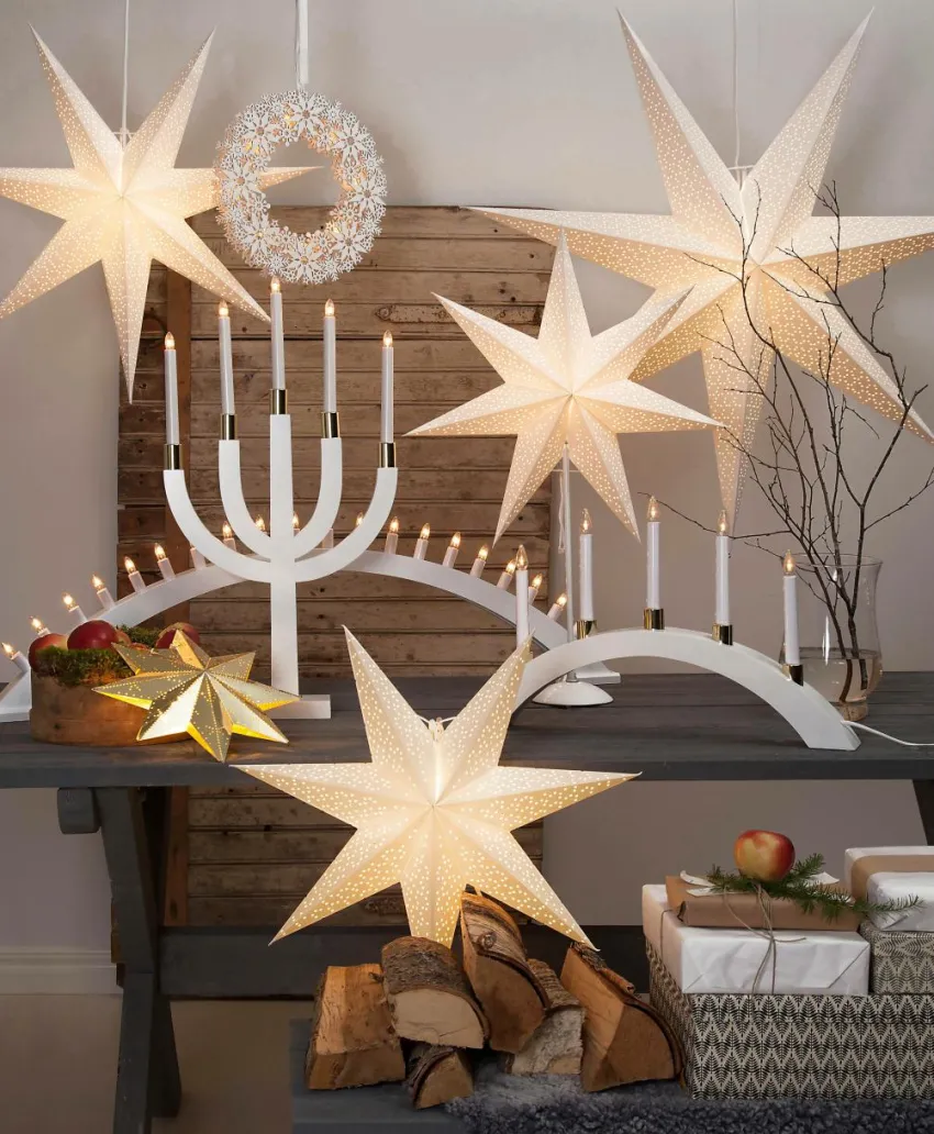 Julbelysning|Jotex Adventsstjärna Dot 54 Cm Vit