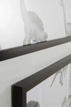 Barndekoration|Barndekoration|Jotex AGUSTIN 2-pack Poster Med Ram 50x50 Cm Svart/Vit