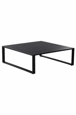 Utebord|Utemöbler|Jotex ALASSIO Soffbord 100x100 Cm Svart