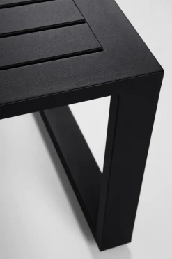 Utebord|Utemöbler|Jotex ALASSIO Soffbord 100x100 Cm Svart