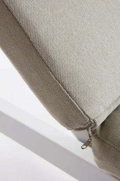 Solstolar & Solsängar|Utesoffor & Utebänkar|Jotex ALASSIO Solsäng/utesoffa - Rygg Vänster Vit/greige dyna