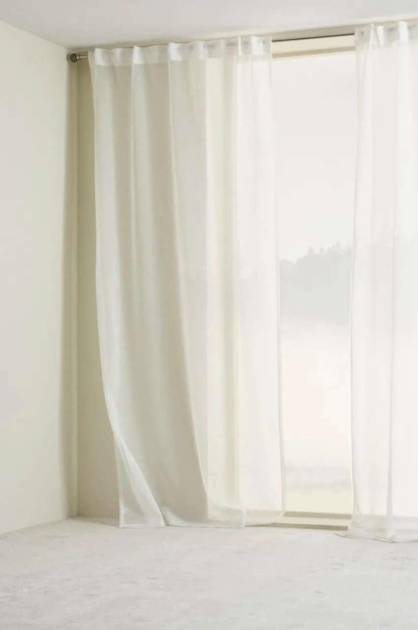 Multifunktionsgardiner|Jotex ALBA Voilegardin 2-pack Vit