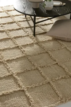 Bomulls- & Trasmattor|Jotex ALDER Bomullsmatta Naturvit