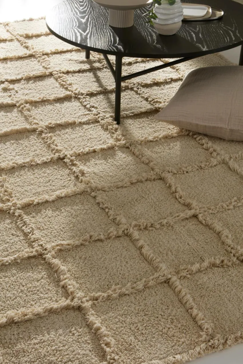 Bomulls- & Trasmattor|Jotex ALDER Bomullsmatta Naturvit