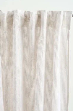 Linnegardiner|Multifunktionsgardiner|Jotex ALINA Linnegardin 2-pack Ljusrosa/naturvit