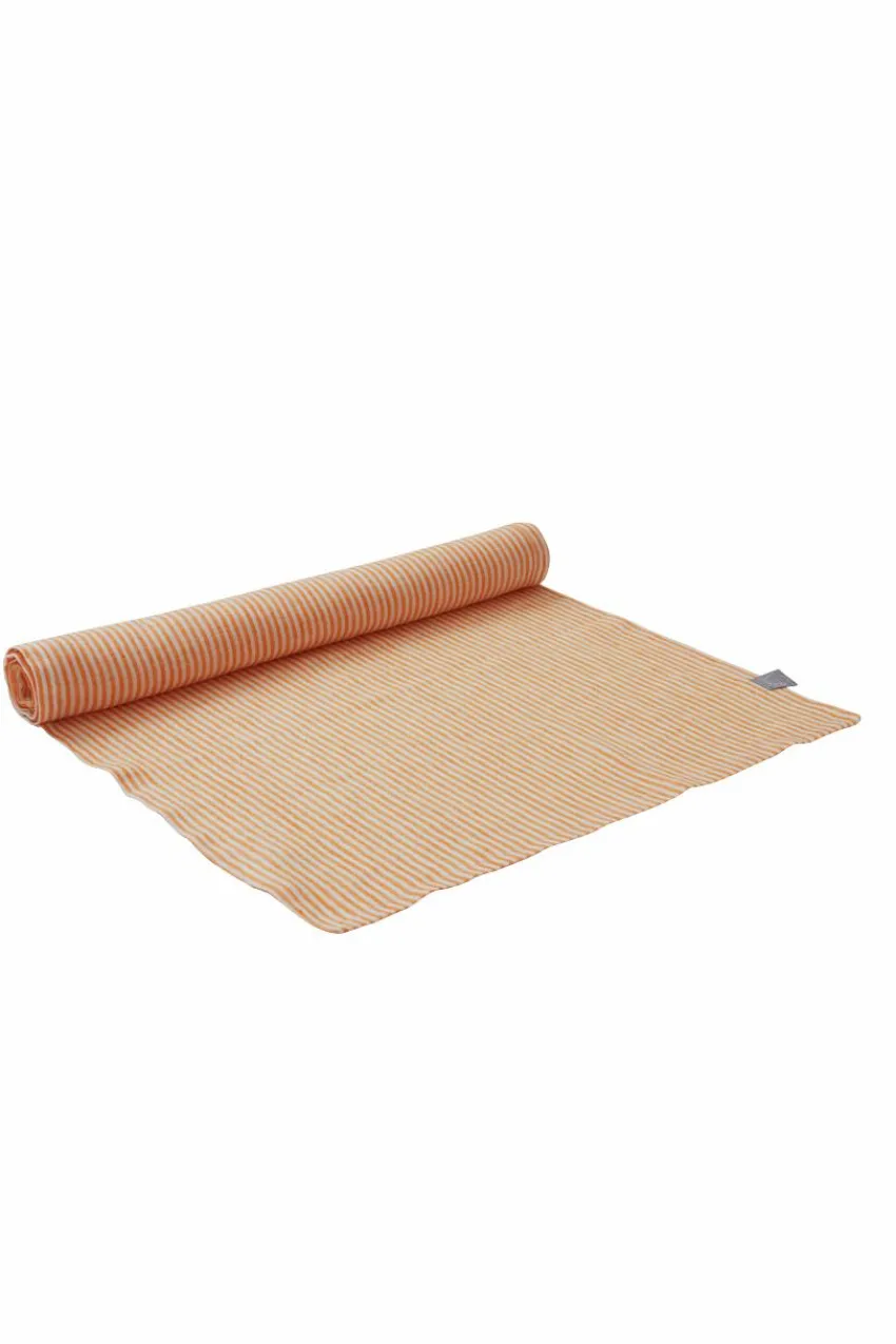 Bordslöpare|Jotex ALINA Löpare Orangegul/naturvit