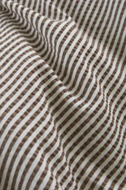 Påslakanset|Jotex ALMA Påslakanset Dubbelsäng Brun/benvit