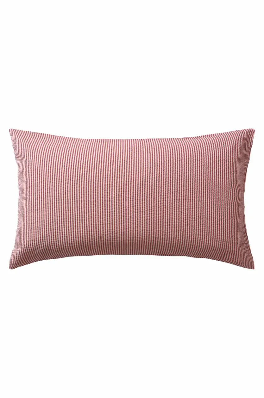 Örngott|Jotex ALMA örngott 50x90 Cm Röd/benvit