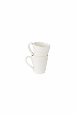 Koppar & Muggar|Jotex ALORA Mugg 2-pack Naturvit