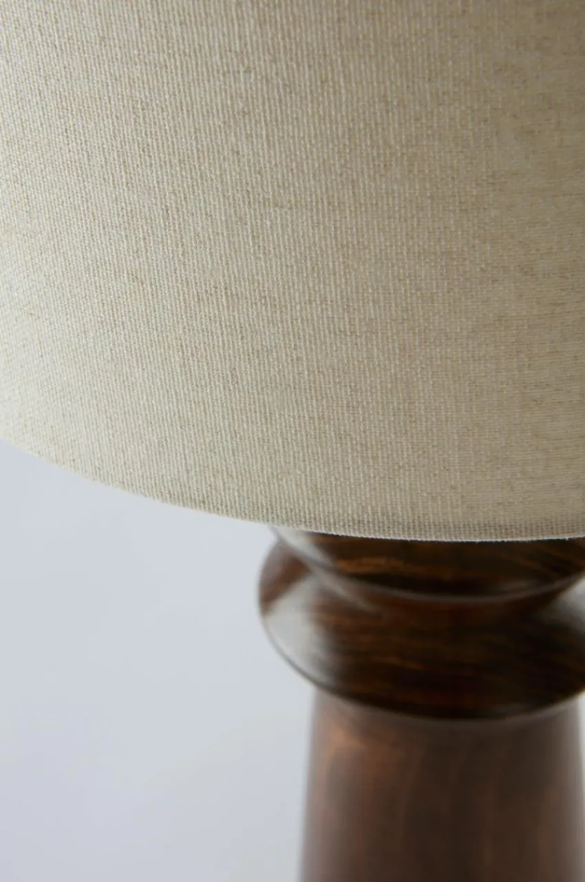 Bordslampor|Jotex ALTICA Bordslampa Mörkbrun/beige