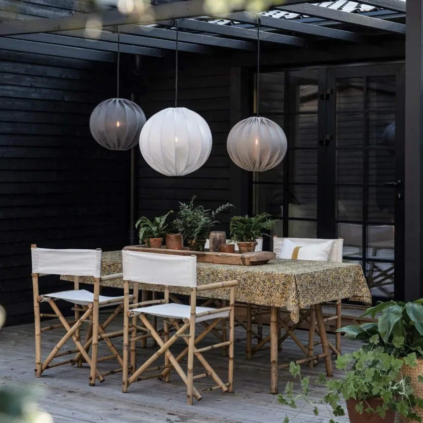 Utebelysning|Utebelysning|Jotex ALVA Takskärm Outdoor, 40 Cm Grå