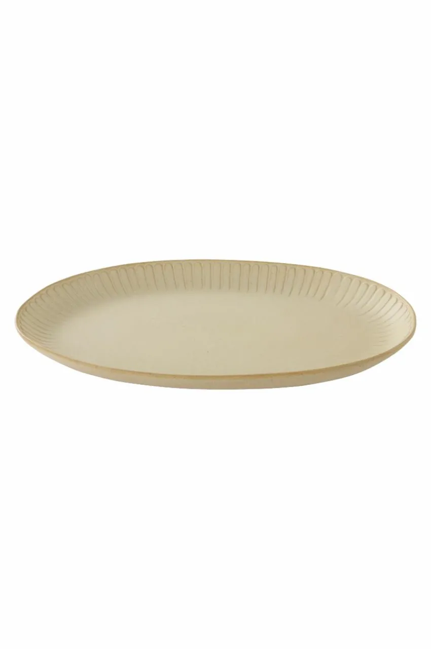 Brickor & Serveringsfat|Jotex ALVIA Serveringsfat 43x32 Cm Ljusbeige