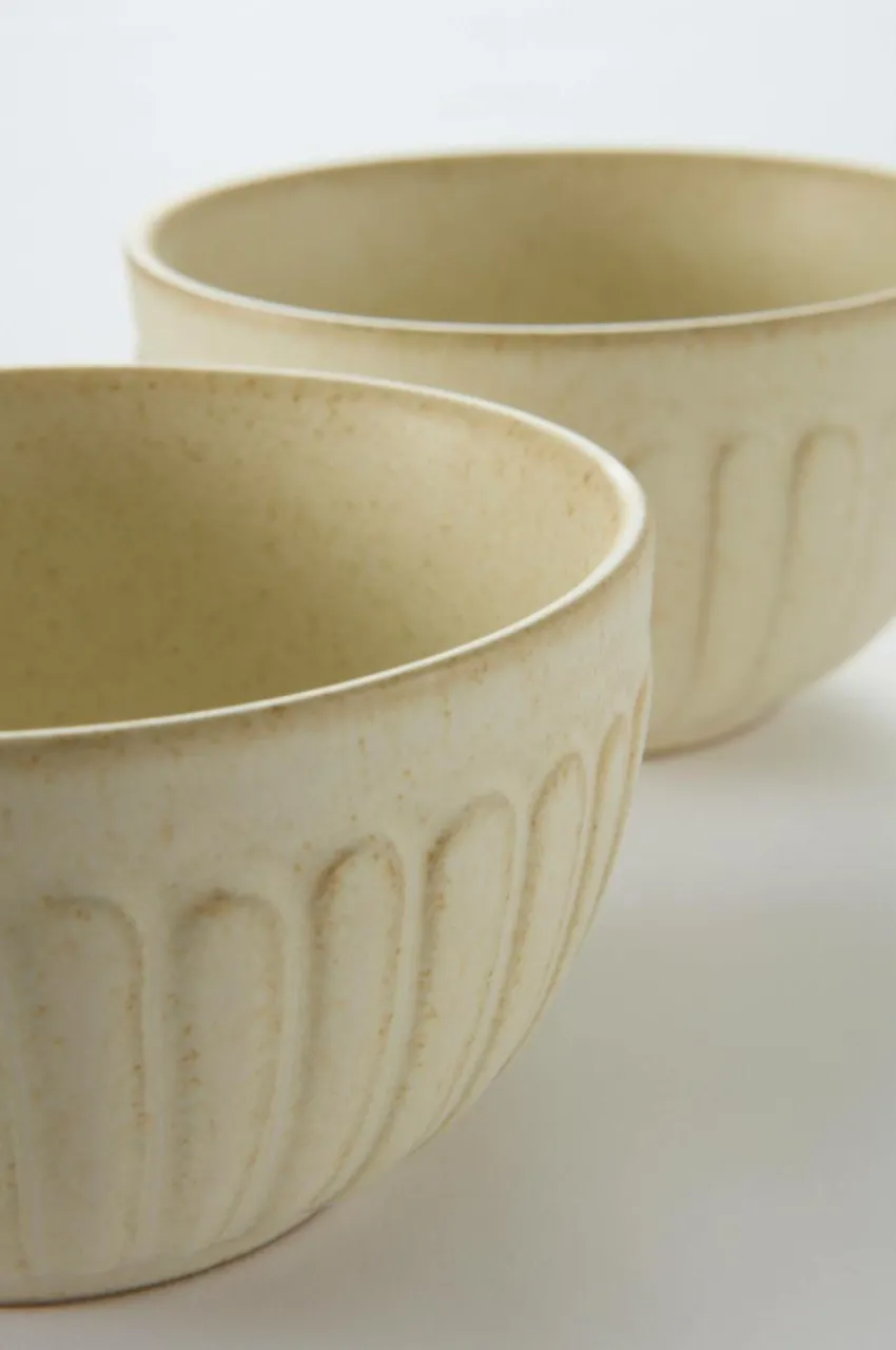 Skålar|Jotex ALVIA Skål 2-pack ø 11 Cm Ljusbeige