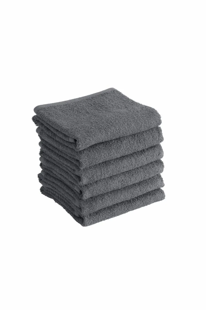 Handduksset|Handdukar|Jotex AMELIE Handduk 6-pack Grå