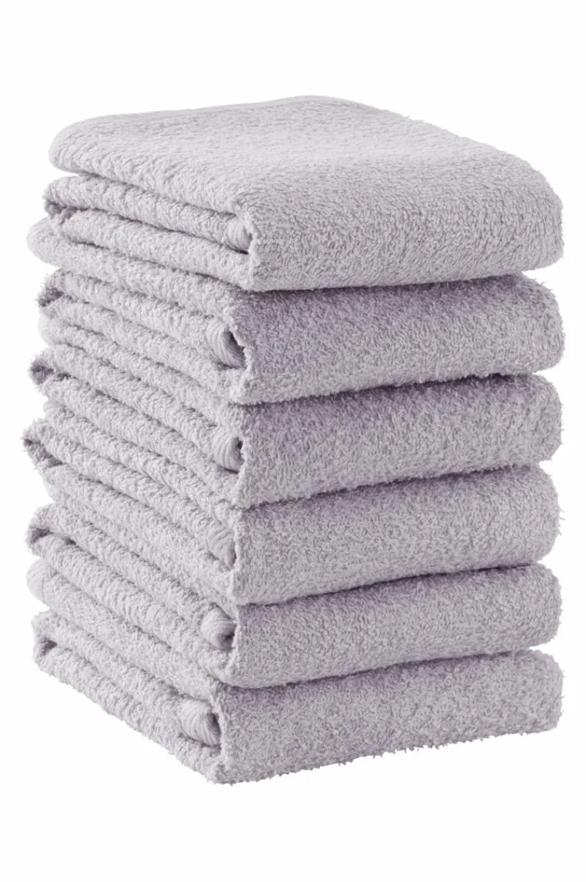 Handduksset|Handdukar|Jotex AMELIE Handduk 6-pack Blek lavendel