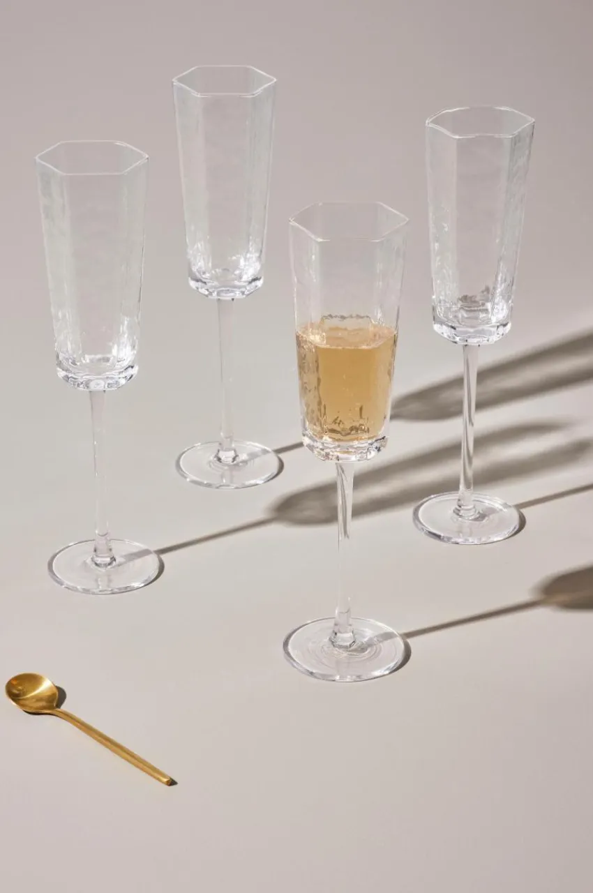 Juldukning|Glas|Jotex AMORY Champagneglas 4-pack Transparent