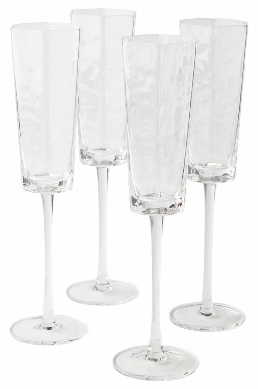Juldukning|Glas|Jotex AMORY Champagneglas 4-pack Transparent