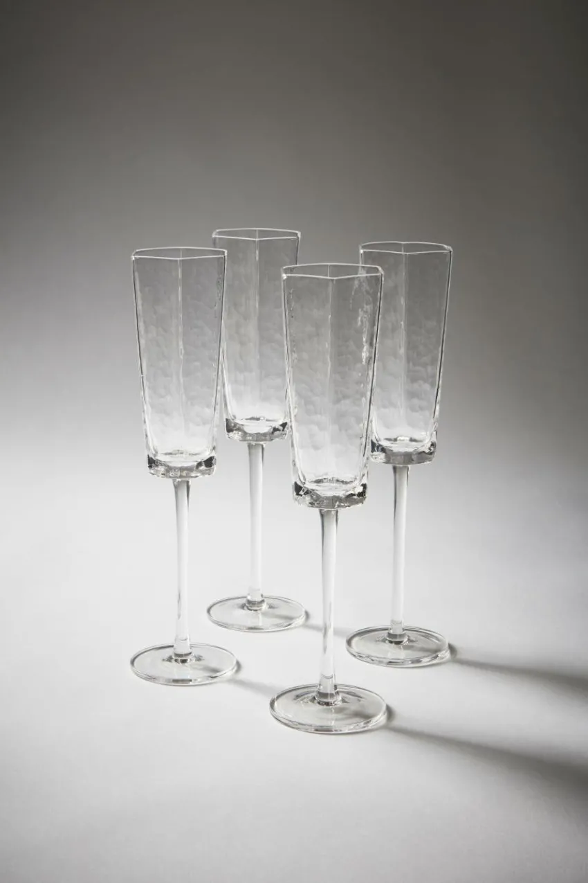 Juldukning|Glas|Jotex AMORY Champagneglas 4-pack Transparent