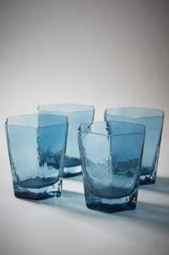 Glas|Jotex AMORY Låga Glas 4-pack Blå