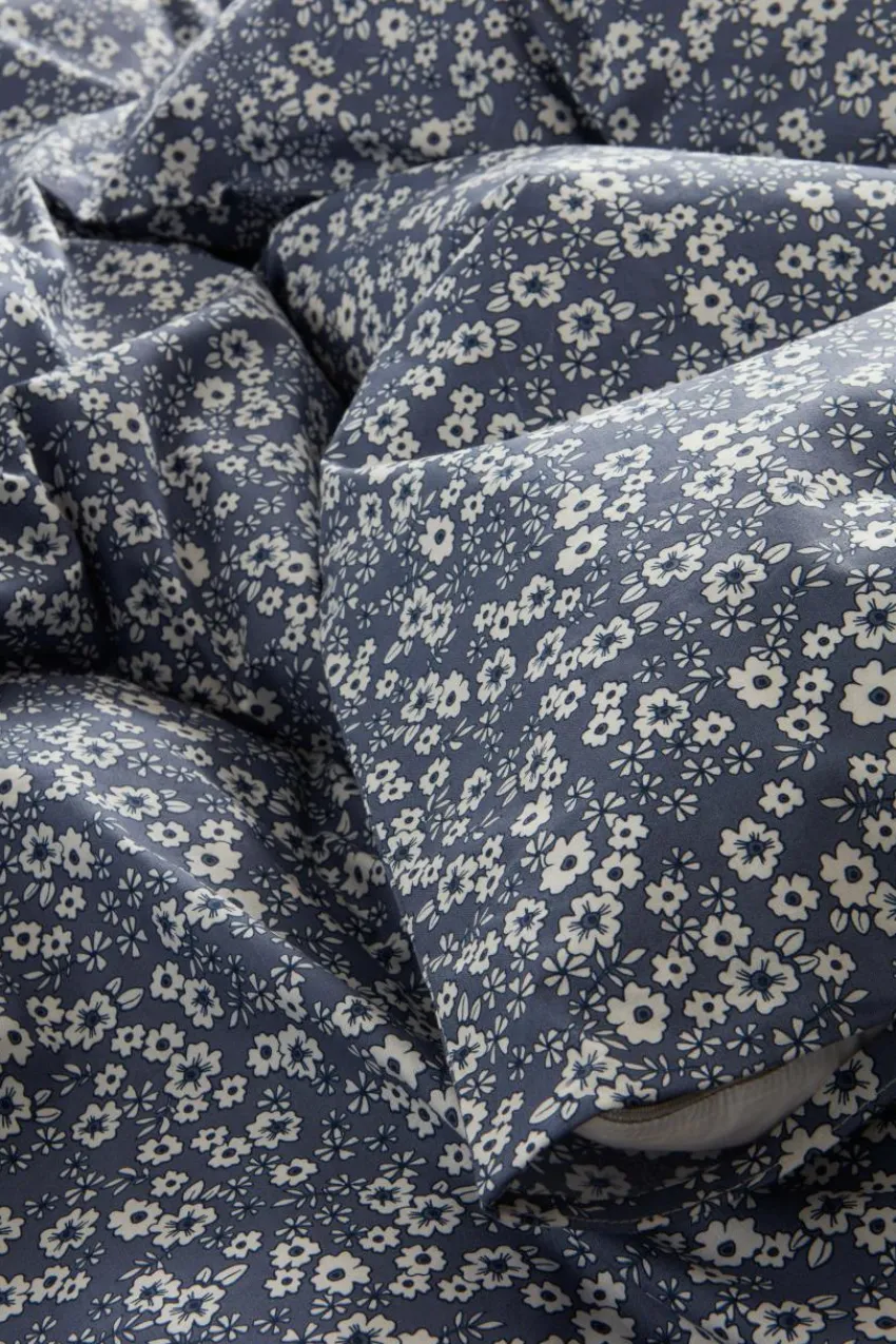 Påslakanset|Jotex ANEMONE Påslakanset Dubbelsäng Blå