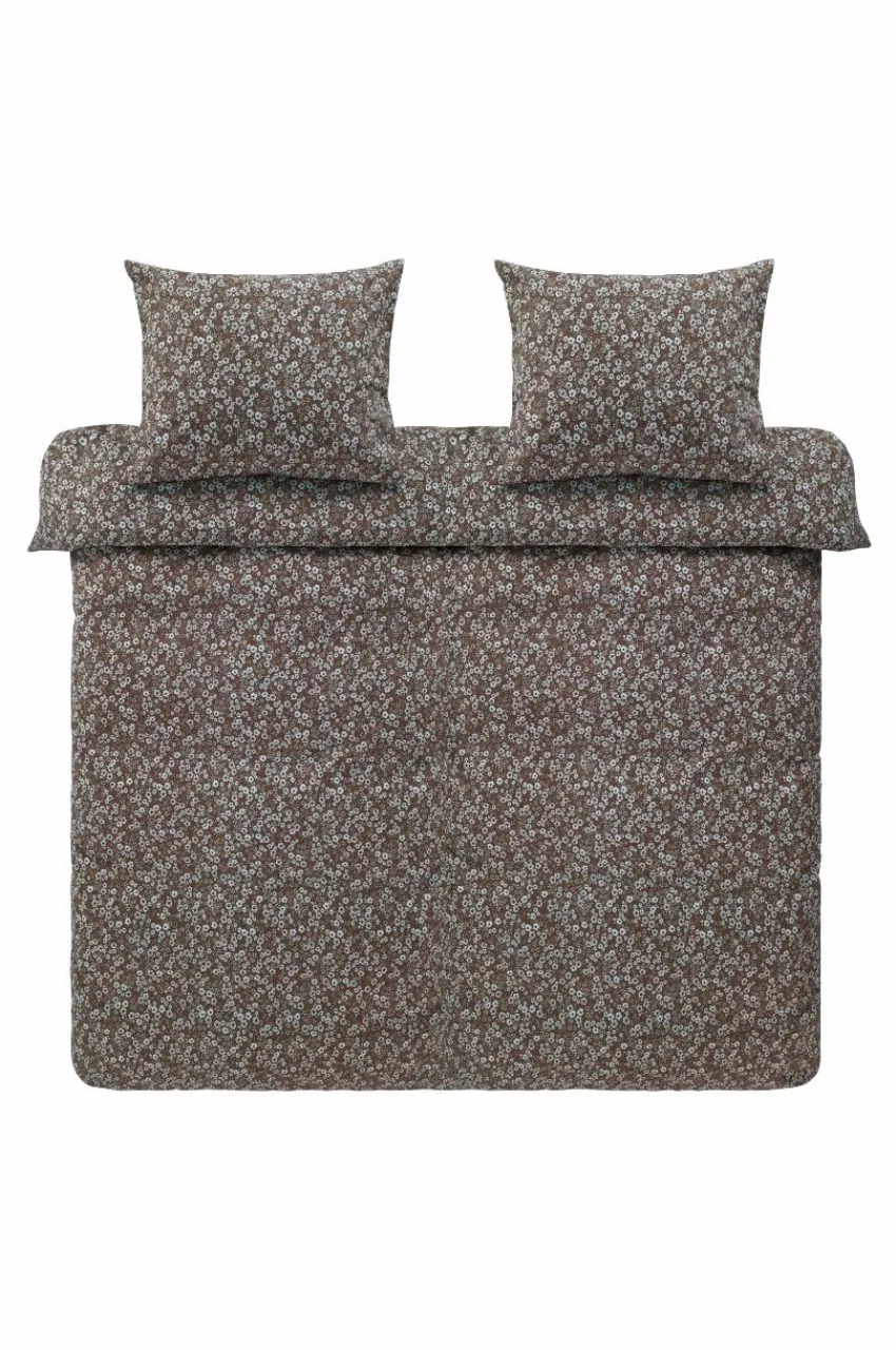 Påslakanset|Jotex ANEMONE Påslakanset Dubbelsäng Brun