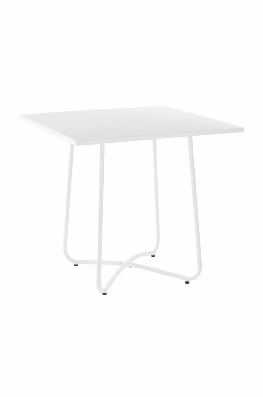 Utebord|Utemöbler|Jotex ANTIBES Bord 74x74 Cm Vit