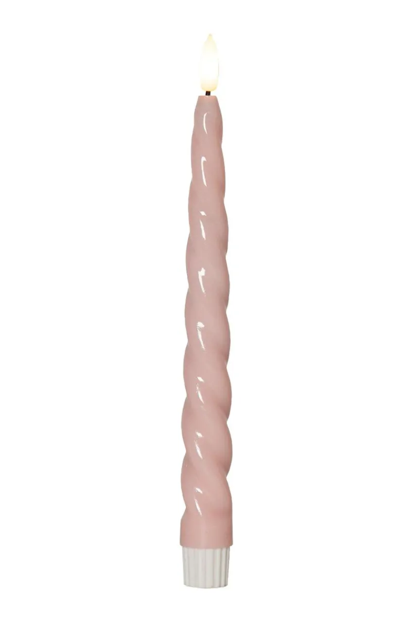 Ljus|Jotex Antikt Ljus Flamme Shine 2-p Rosa