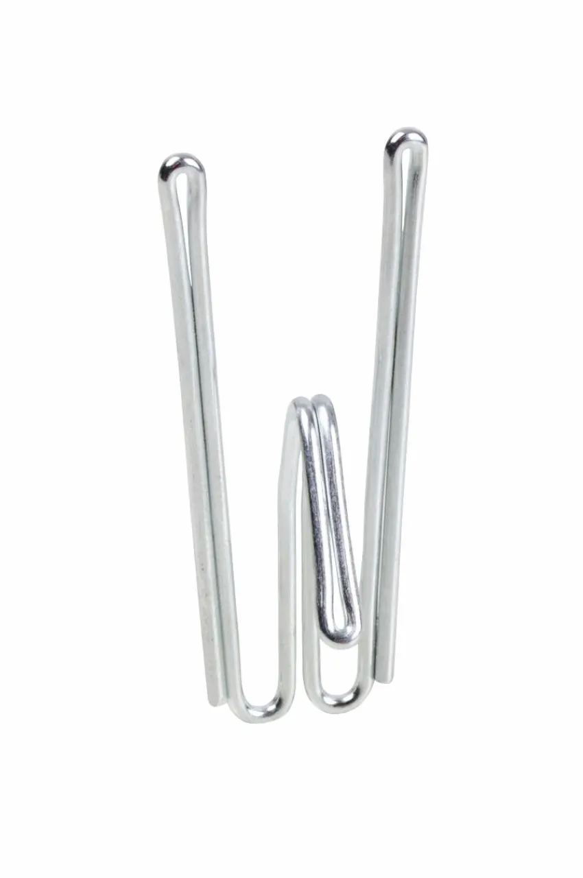 Gardintillbehör|Jotex ARCHER 10-pack 2-fingerkrok - Låg Nickel