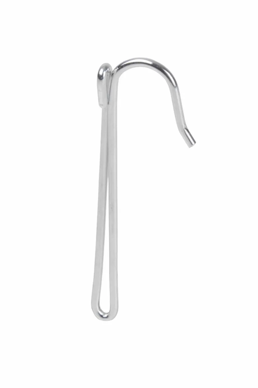 Gardintillbehör|Jotex ARDEN 10-pack 1-fingerkrok - Hög Nickel