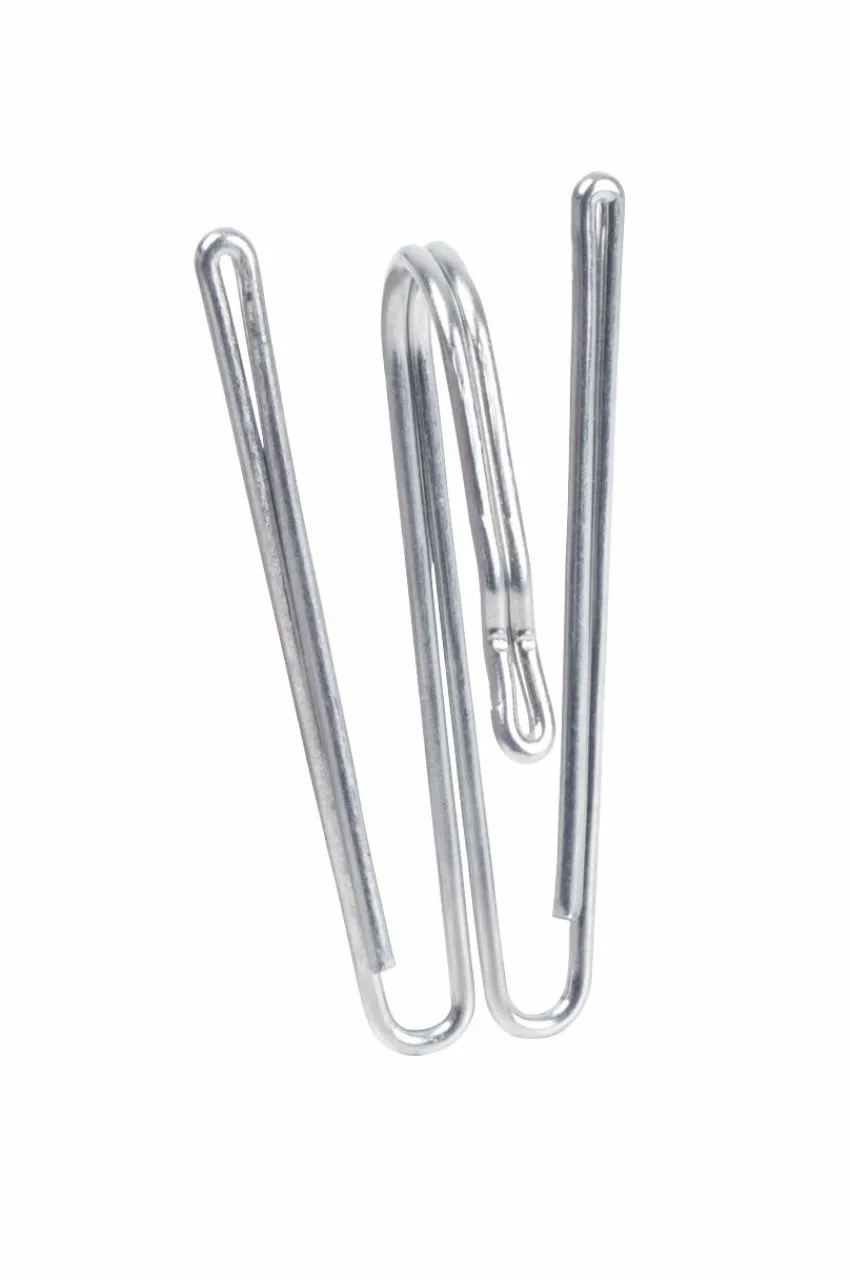 Gardintillbehör|Jotex ARDEN 10-pack 2-fingerkrok - Hög Nickel