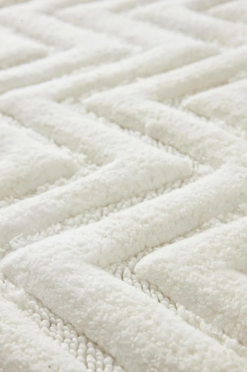 Badrumsmattor|Badrumsmattor|Jotex ARILD Badrumsmatta 80x120 Cm Vit