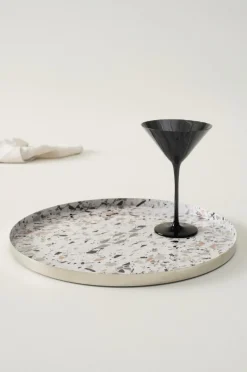 Brickor & Serveringsfat|Jotex ARTI Bricka ø 39,5 Cm Silver