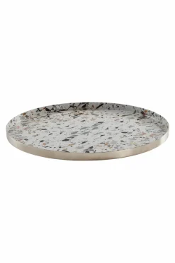 Brickor & Serveringsfat|Jotex ARTI Bricka ø 39,5 Cm Silver