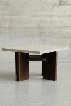 Utebord|Utemöbler|Jotex ASPVIK 04 Soffbord 60x60 Cm Mörkbrun