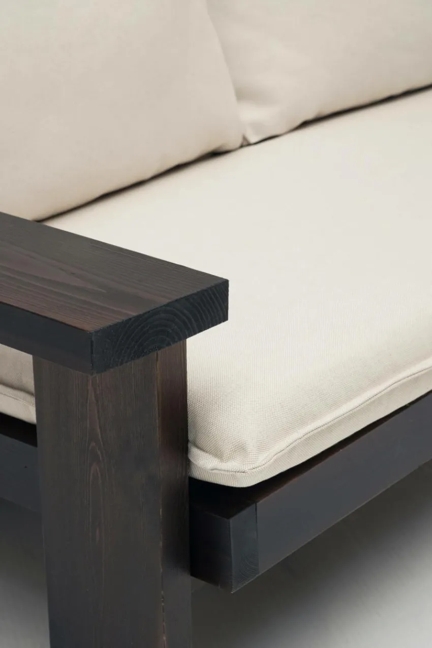 Utesoffor & Utebänkar|Utemöbler|Jotex ASPVIK 03 Utesoffa 2-sits Mörkbrun