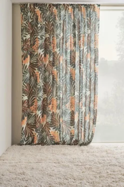 Multifunktionsgardiner|Jotex ASTA Multifunktionsgardin 1 Längd Extra Bred Brun