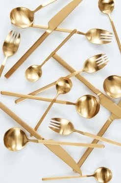 Bestick|Jotex ASTERA Bestickset 16 Delar Matt guld