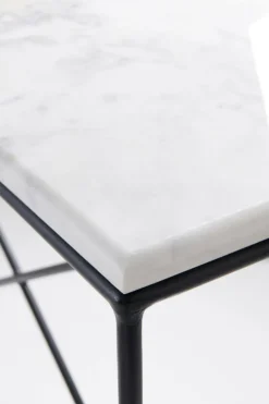 Bord|Jotex ATHENA Sidobord 35x110 Cm Marmor/svart
