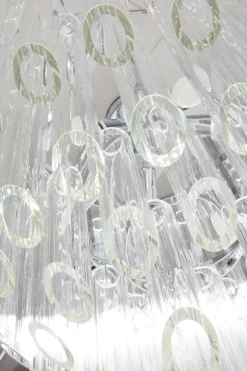 Kristallkronor & Takkronor|Jotex AURO Takkrona Glas/krom