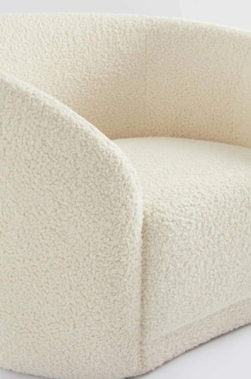 Fåtöljer|Jotex AUSTIN TEDDY Fåtölj Naturvit