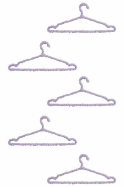 Hallmöbler|Förvaring|Jotex BABINE Galge 5-pack Lila