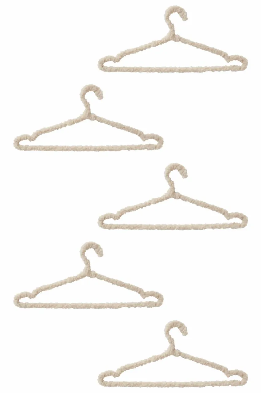 Hallmöbler|Förvaring|Jotex BABINE Galge 5-pack Beige