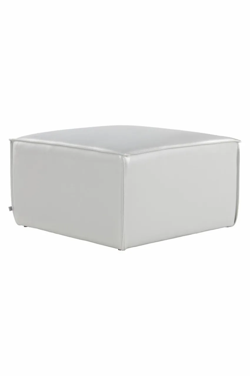 Soffor|Jotex BALTIMORE Soffmodul - Sittpuff 70x70 Cm Silver