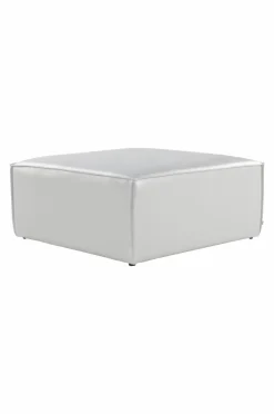 Soffor|Jotex BALTIMORE Soffmodul - Sittpuff 90x90 Cm Silver