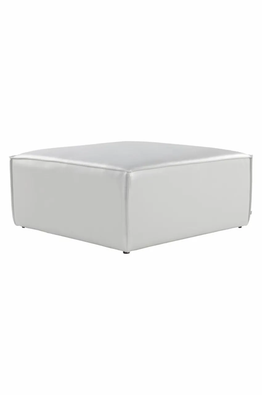 Soffor|Jotex BALTIMORE Soffmodul - Sittpuff 90x90 Cm Silver